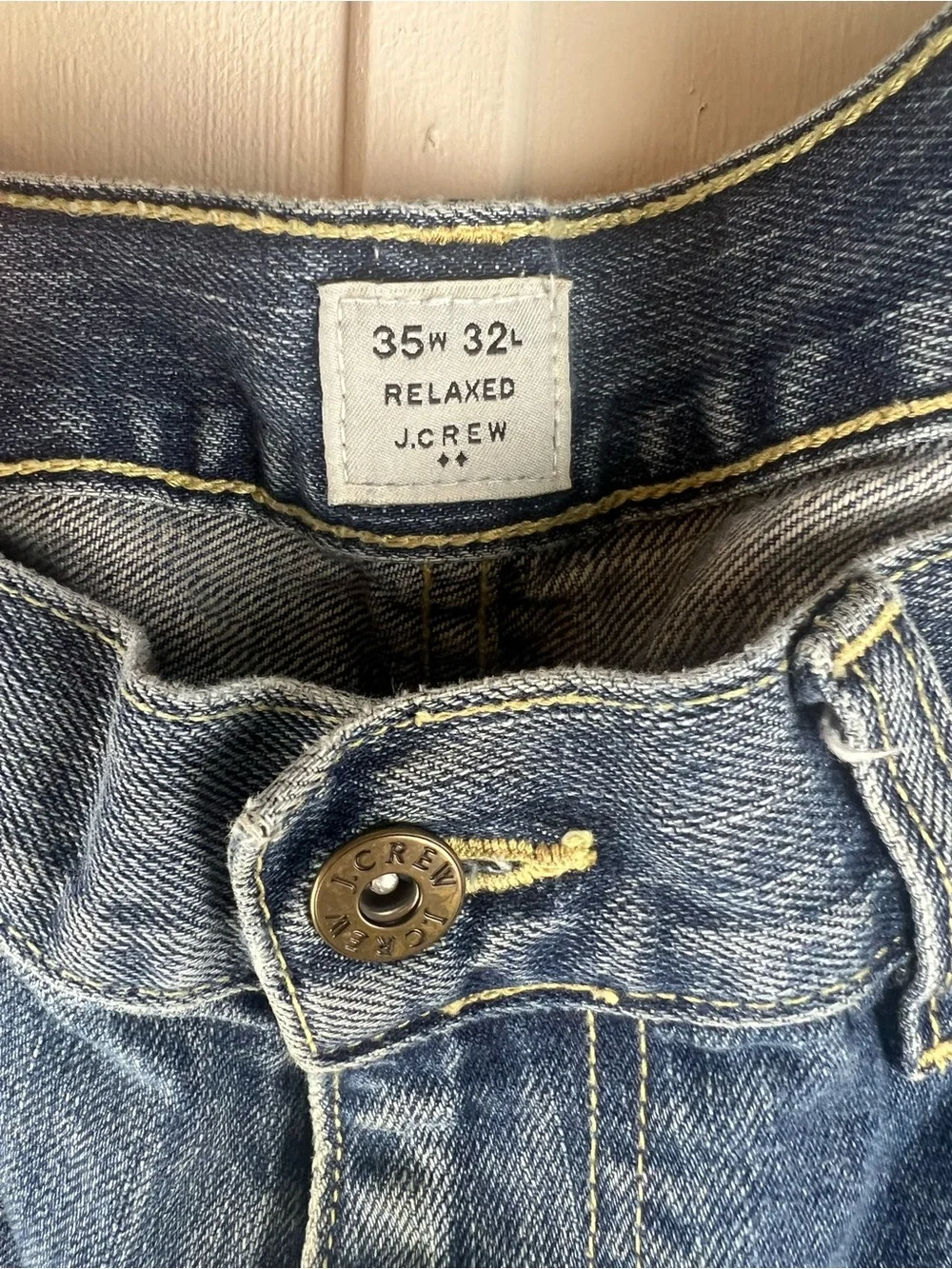 J.Crew Jeans Mens W35 L32 Classic Straight Medium